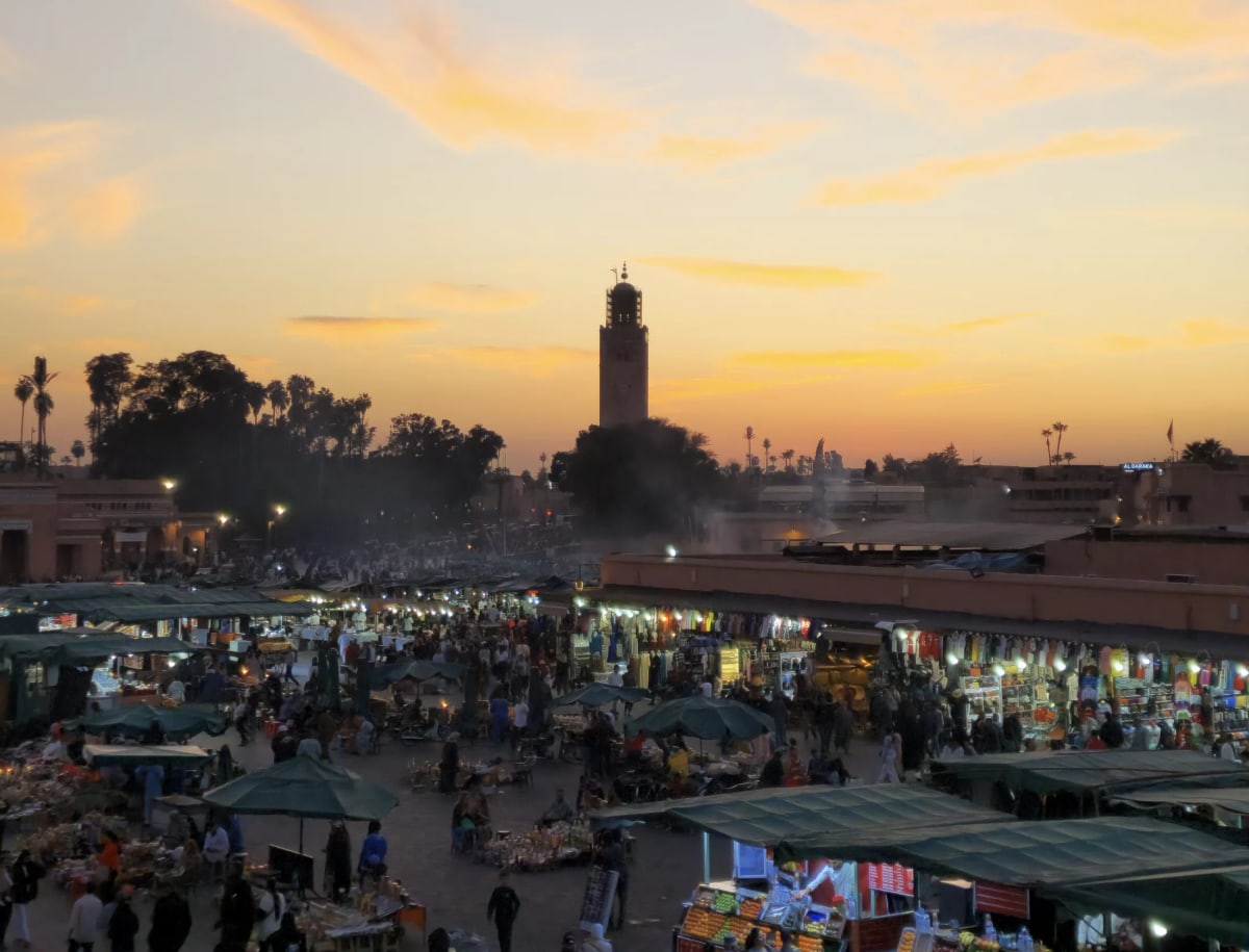 Marrakech, a burst of colors and a taste of elsewhere